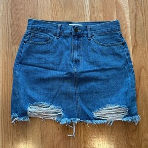 JBD Just Black Denim Mini Skirt